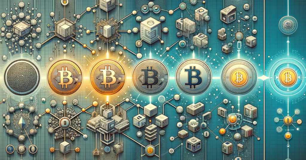 Blockchain's beginnings, stock of the current state of blockchain development & how it may develop in 2024 and beyond.