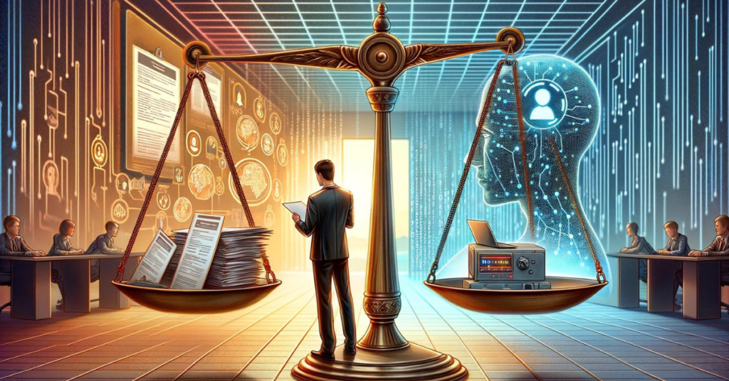 AI recruitment tools vs dedicated recruiters.